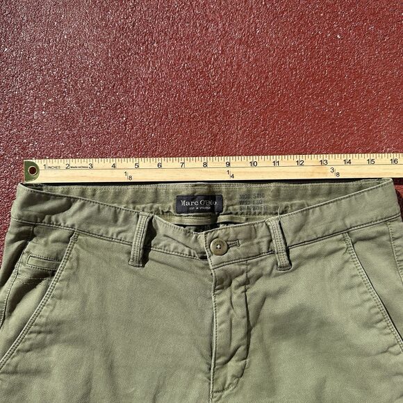 Marc O’ Polo STIG SHAPED FIT LEG REGULAR LENGTH WELT POCKETS - Chinos oliv 32x30 - Picture 4 of 9